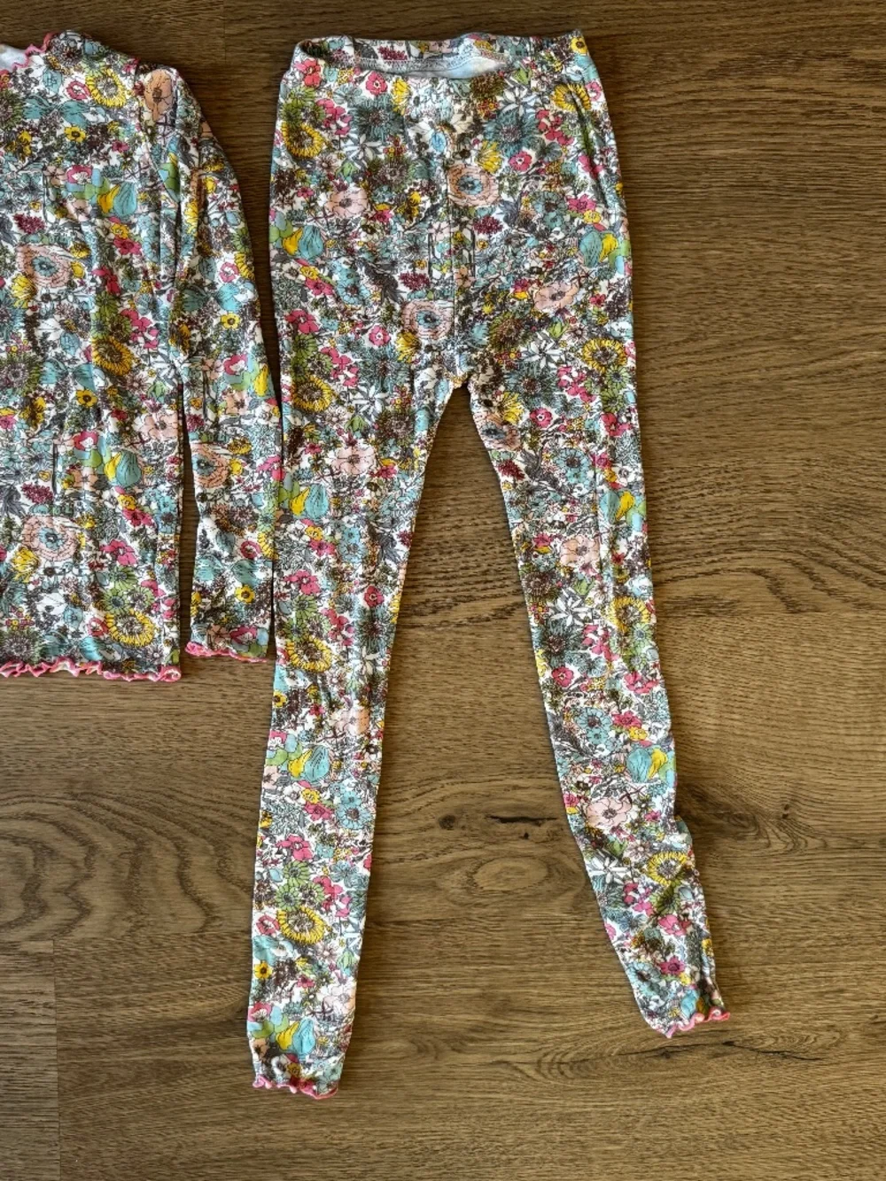 Vaenait Baby Floral Modal Pajama Set Girls Size 6-7 Years Soft Stretch 2 Piece